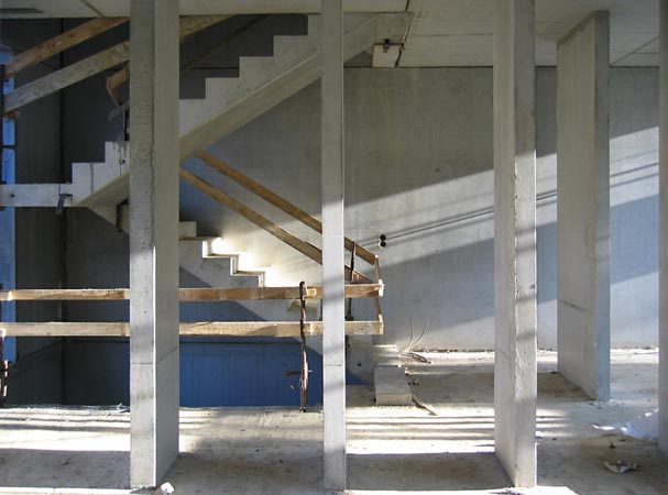 Foto 5 zu: EAB. Neubau von drei Einfamilienhäusern - Baugruppe im KfW 60-Standard, Berlin-Steglitz/Zehlendorf, 2003-2005, Architekt: Jo Sollich 
 Foto: Jo Sollich