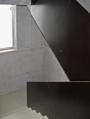 Foto 8 zu: EAB. Neubau von drei Einfamilienhäusern - Baugruppe im KfW 60-Standard, Berlin-Steglitz/Zehlendorf, 2003-2005, Architekt: Jo Sollich 
 Foto: Jo Sollich