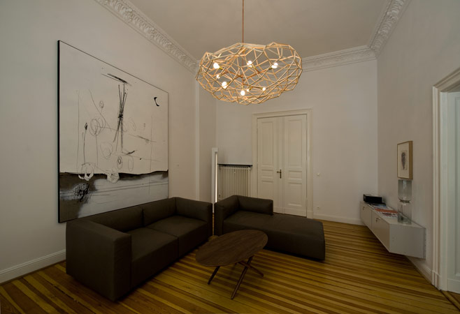 Foto 16 zu: MAR. Umstrukturierung eines Gründerzeithauses - Um- und Ausbau zweier Hofetagen zu einer Salonetage mit Gästeappartement, Büroräumen und Wohnungen, Gestaltung des Eingangsbereichs, Hofgestaltung, Berlin-Charlottenburg, 2011-2012, Architekt: Jo Sollich